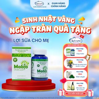  Lợi sữa Mabio – Viên Uống Lợi Sữa Tăng Tiết Sữa Tự Nhiên Giúp Mẹ Sau Sinh Có Nhiều Sữa Cho Bé 