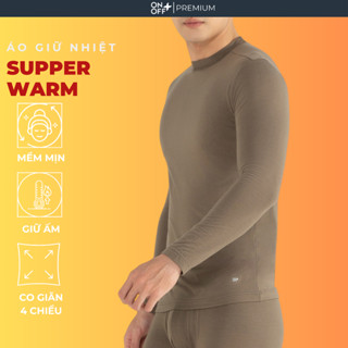  Áo giữ nhiệt nam cổ cao SUPPER WARM Mềm mà ấm co giãn linh hoạt ONOFF - 18IT24W003r 