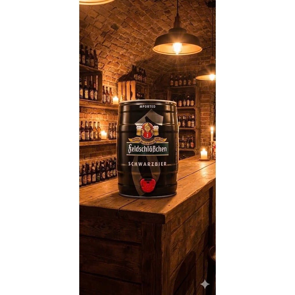 Bom Bia Đức Feldschlösschen Back Beer 5L