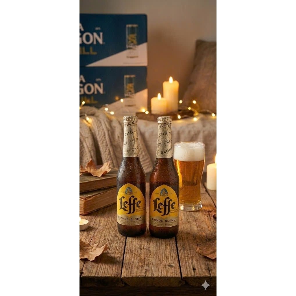 Leffe Blonde Bia Leffe Vàng Bỉ 6,6%