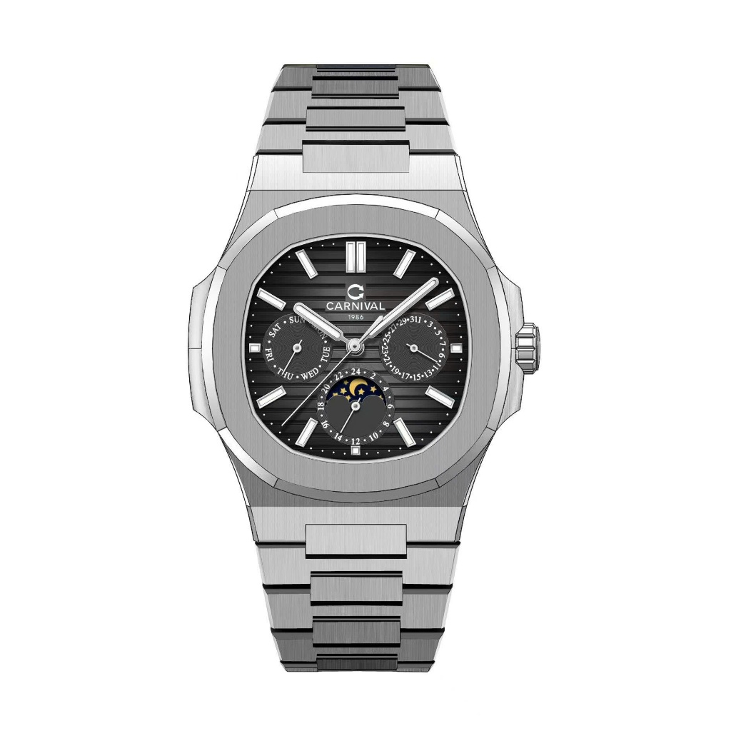 Đồng Hồ Nam Chính Hãng Carnival 8179G Full Box + Túi