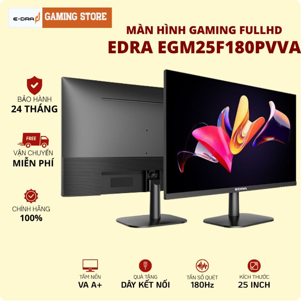 Màn Hình Gaming EDRA EGM25F320PVS,EGM25F260PVS 25Inch/Full HD/1ms/320Hz/260Hz Bảo Hành Chính Hãng | BigBuy360 - bigbuy360.vn
