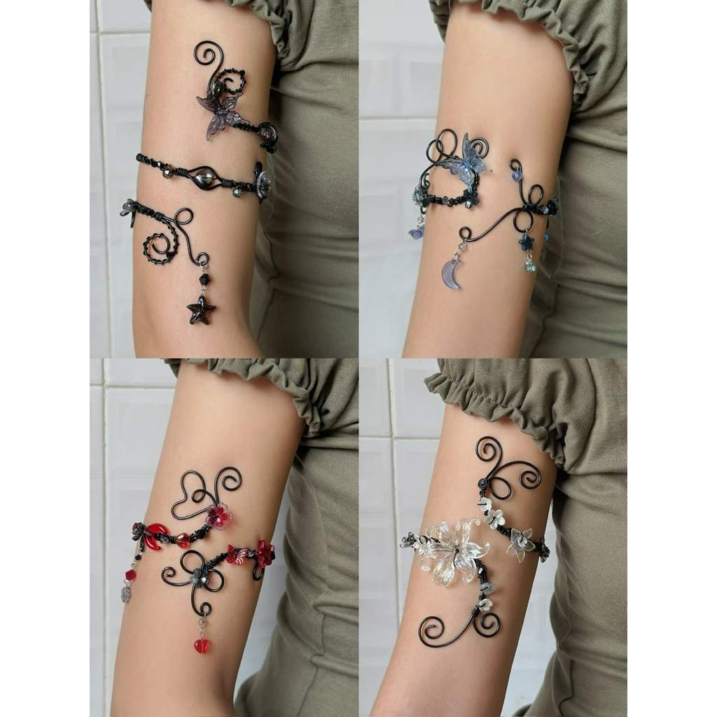 [ ĐỌC KĨ MÔ TẢ ] Vòng đeo bắp tay arm cuff - Vòng đeo bắp tay phụ kiện thời trang Handmade - Trang s