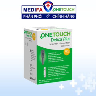 Hộp 100 Kim Chích Máu OneTouch Delica Plus Dùng Cho Bút Lấy Máu Của Các Máy Đo Đường Huyết OneTouch