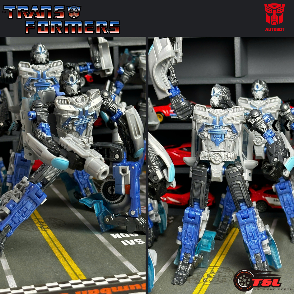 Mô hình Transformers Mirage 12.7cm – Hàng trưng bày, không hộp, tình trạng cũ nhẹ