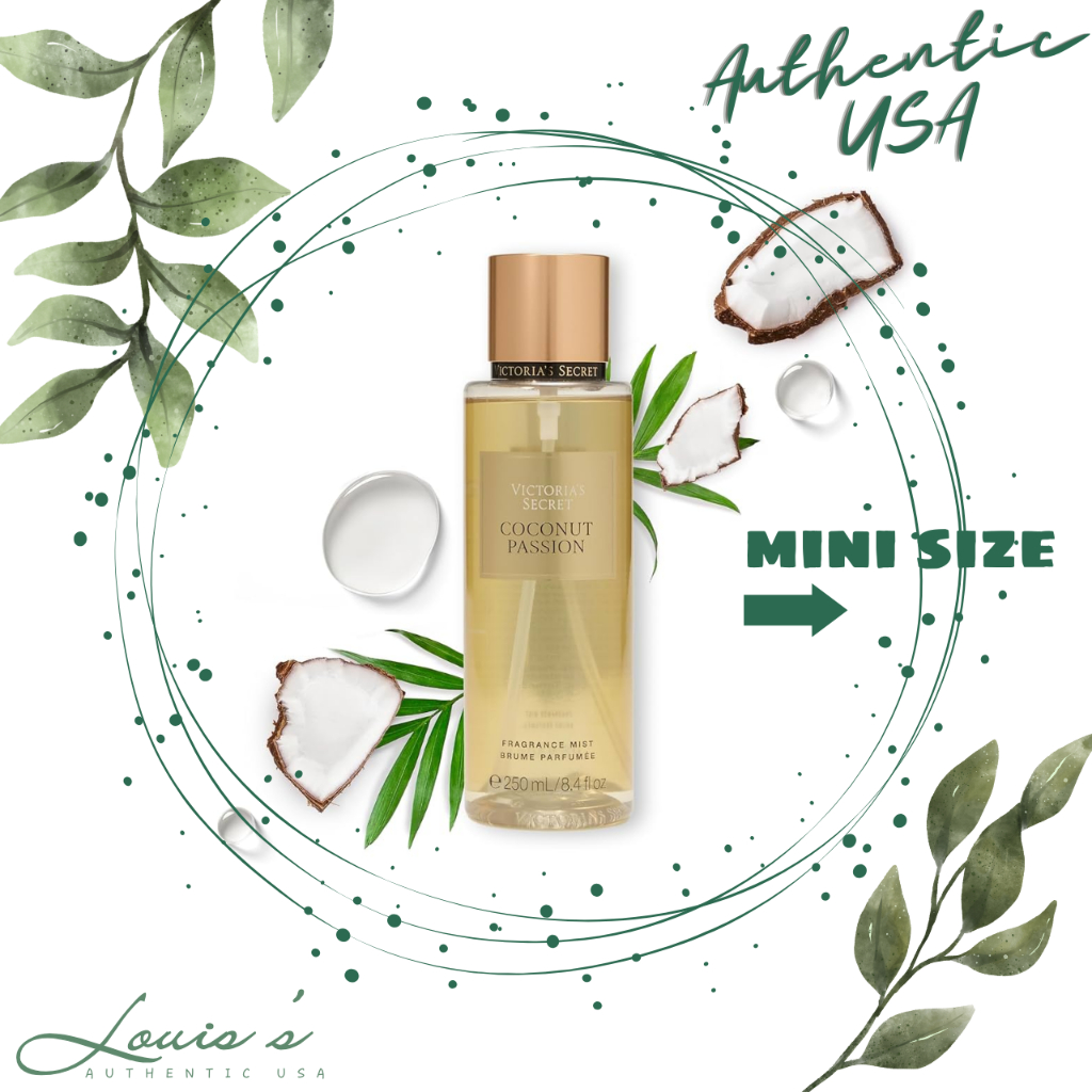 [ Mini ] COCONUT PASSION - Body mist / Xịt thơm toàn thân V.S Mỹ