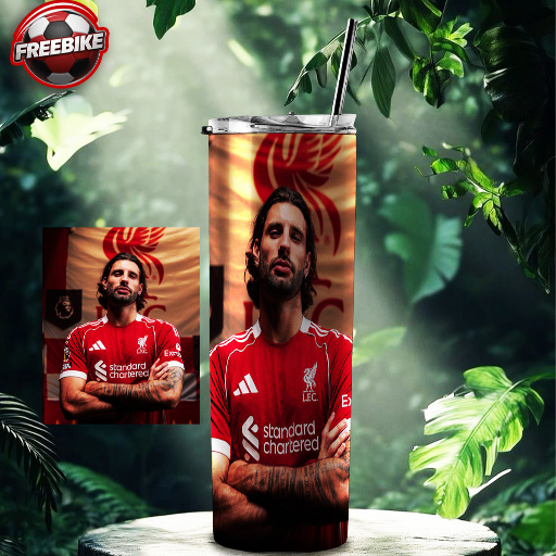 LY GIỮ NHIỆT QUÀ TẶNG HÀNG CAO CẤP BẰNG THÉP KO RỈ IN HÌNH  Dominik Szoboszlai - Phong Cách Độc Đáo