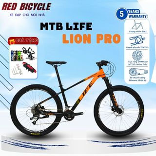  Xe Đạp Địa Hình MTB LIFE LION PRO - Bộ Chuyển Số Shimano Phanh Dầu TEKTRO Phuộc Dầu Trục Rỗng 