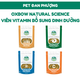 Oxbow Natural Science - Bánh cỏ bổ sung vitamin cho thú cưng lẻ viên - Thỏ Đan Phượng