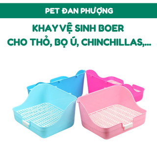 Khay vệ sinh Chong Boer dành cho Thỏ, Chuột Lang, Sóc, Chinchillas,... - Thỏ Đan Phượng