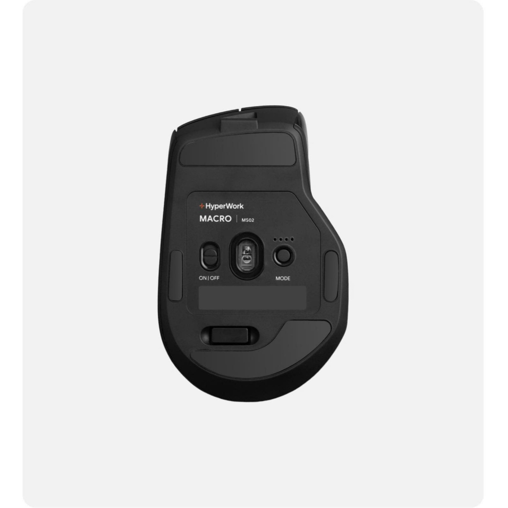 Chuột không dây Hyperwork MS02 Macro Pin sạc 700mAh (3 Mode / DPI 800-6000) | BigBuy360 - bigbuy360.vn
