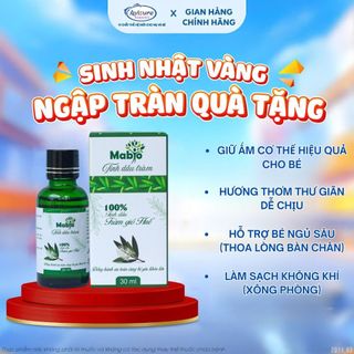Tinh Dầu Tràm Mabio 10ml/30ml Nguyên Chất, Chống Cảm Ho, Phòng Muỗi Đốt Cho Bé Và Cả Gia Đình