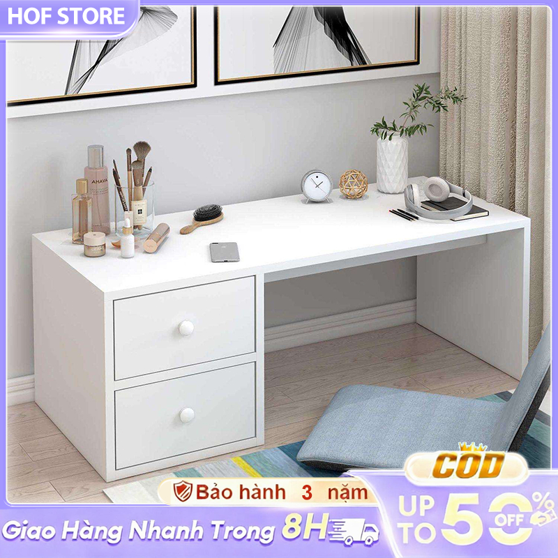 HOF Bàn thấp đặt sàn cửa sổ kèm ngăn kéo bàn nhỏ phòng ngủ dùng làm bàn trang điểm hoặc bàn làm việc