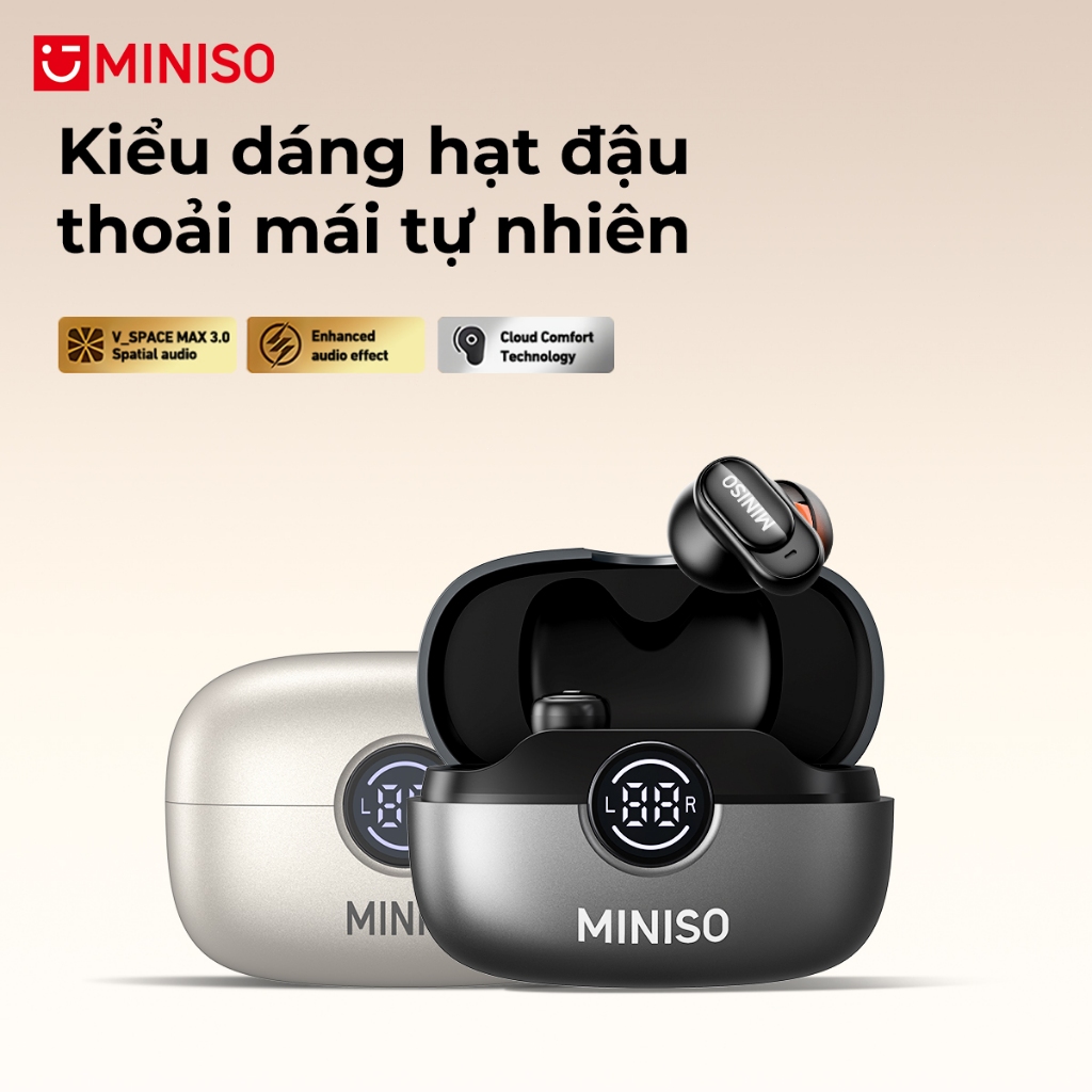 MINISO MS105 Tai Nghe Thể Thao Phiên Dịch AI 134 Ngôn Ngữ Bluetooth 6.0 Kết Nối Nhanh Âm Thanh HIFI HD  Chống Ồn ENC |Ch | BigBuy360 - bigbuy360.vn