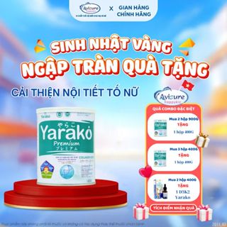 Sữa Collagen YARAKO PREMIUM GOLD 400G/900G – Hỗ Trợ Cải Thiện Nội Tiết Tố, Ngừa Lão Hóa Da