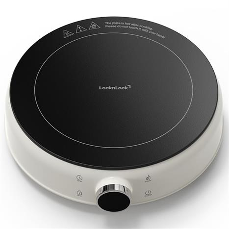 Bếp điện từ mini Locknlock Mini induction cooker EJI126IVY công suất 1500W-  Màu ngà (Hàng Chính Hãn