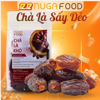  Chà là sấy dẻo không đường NUGAFOOD quả chà là khô nhập khẩu Tunisia dùng làm sữa hạt 200g 400g 