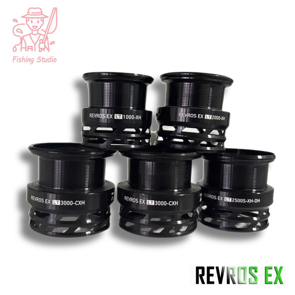 Cối máy câu đứng ống chỉ cuộn dây máy câu cá REVROS EX - Daiwa REVROS EX Spare Spool