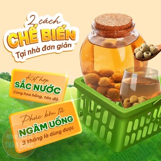 Phúc bồn tử khô 500g, mâm xôi thơm ngọt, quả mâm xôi nguyên trái, không vụn, pha trà