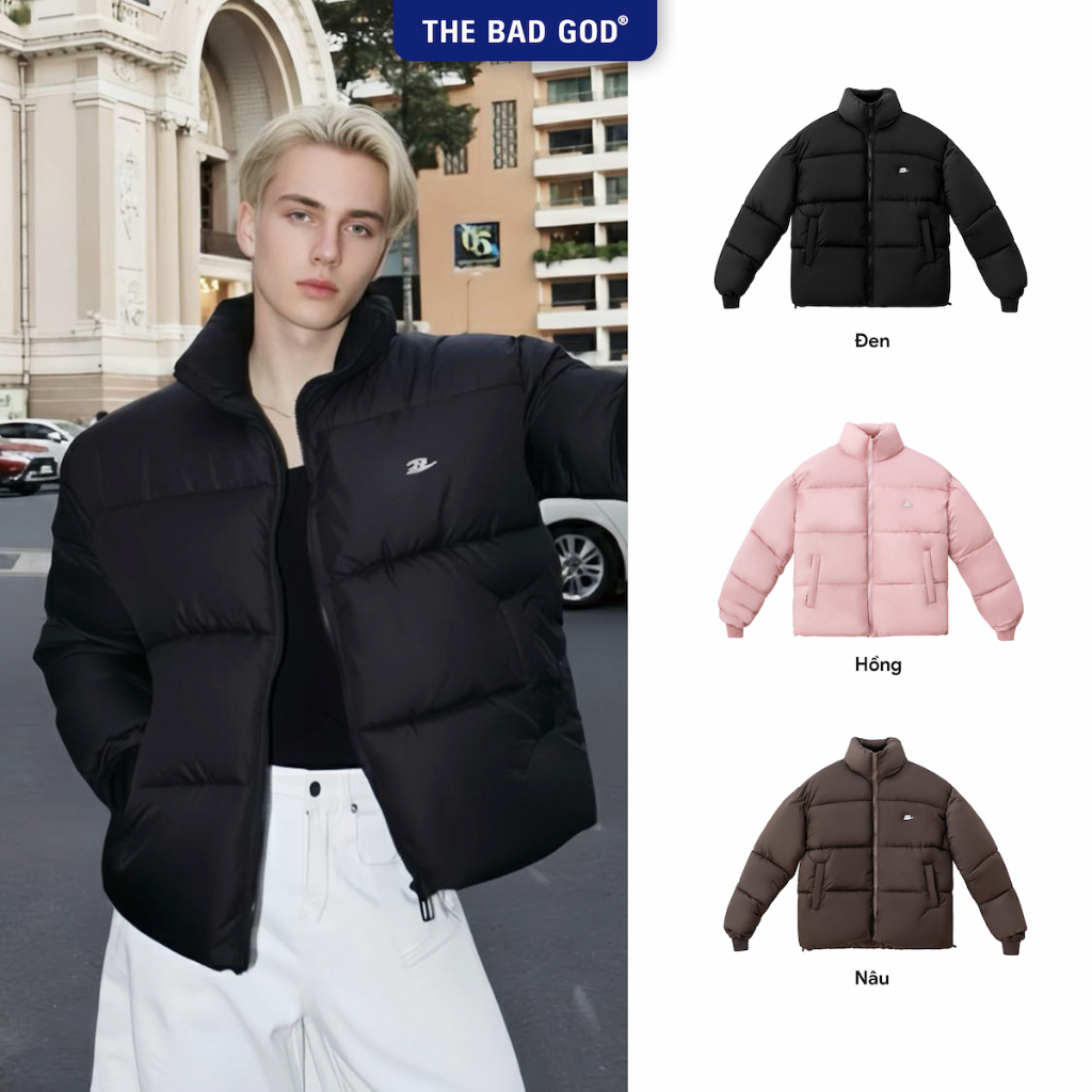 The Bad God Áo Phao LUNAIR Bông Dày Dặn Ấm Áp Thoải Mái Phù Hợp Ngày Lạnh 3 Size M L XL Thiết Kế Đơn Giản Tinh Tế | BigBuy360 - bigbuy360.vn