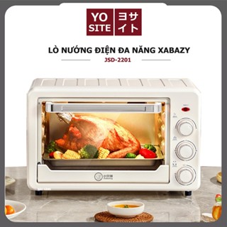 Lò nướng nồi chiên không dầu Xabazy dung tích 22l công suất 1400W, chuyên chiên nướng. làm bánh·