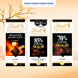  Socola Lindt Excellence Socola Đắng Thụy Sĩ Thanh 100g Nhiều Vị 