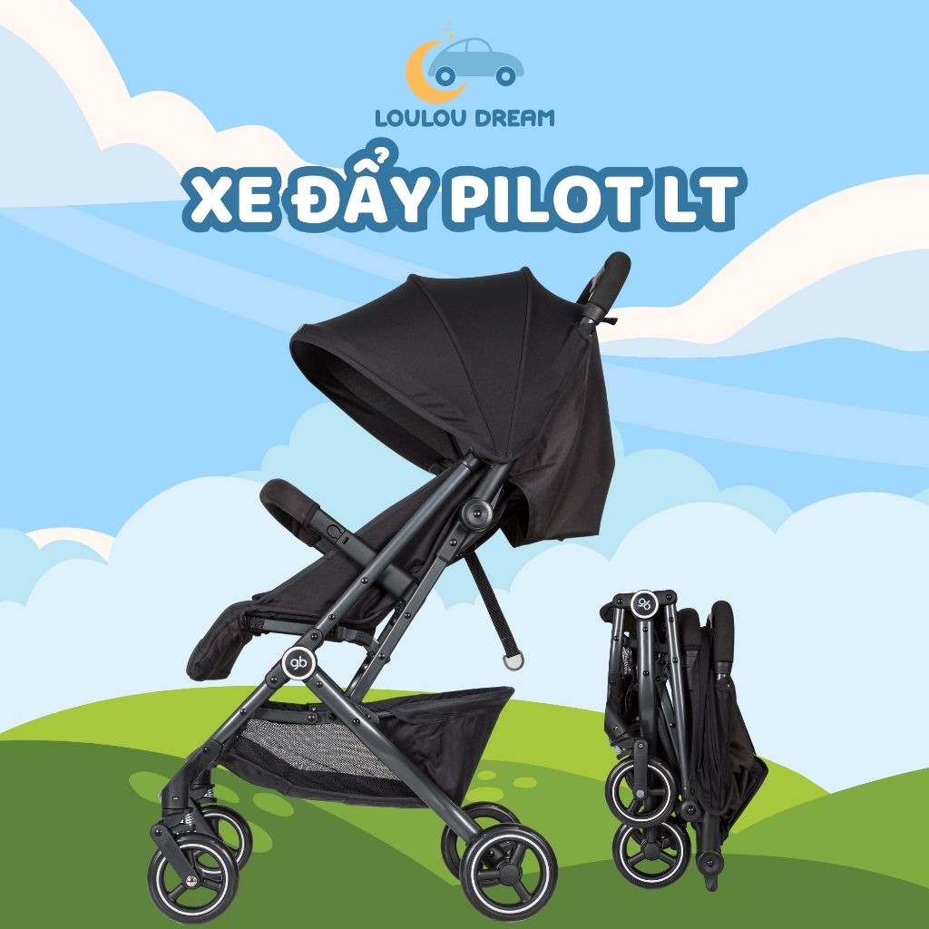 Xe đẩy Evenflo Pilot LT Ultra Compact gấp gọn siêu nhẹ, tiện lợi, có thể mang lên máy bay