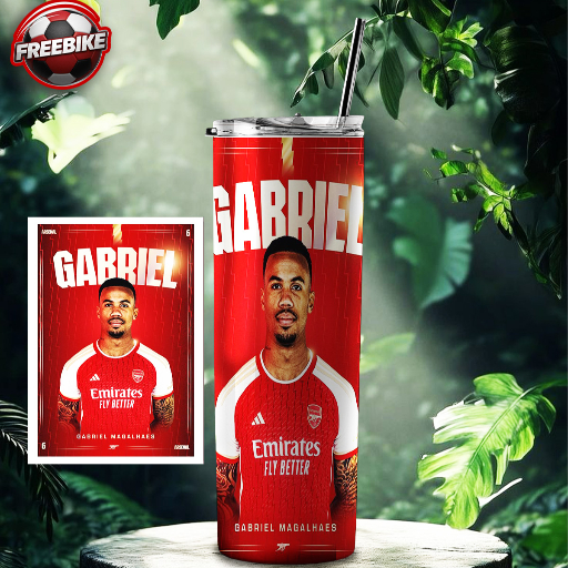 LY GIỮ NHIỆT QUÀ TẶNG HÀNG CAO CẤP BẰNG THÉP KO RỈ IN HÌNH  Gabriel Magalhaes - Cao Cấp