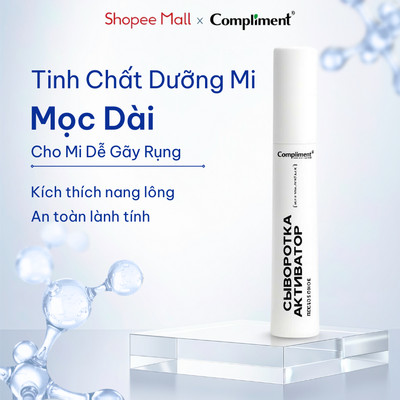 Tinh Chất Dưỡng Mi Compliment Phục Hồi Chắc Khỏe, Giảm Rụng Giúp Mi Dài Dày Tự Nhiên 12ml