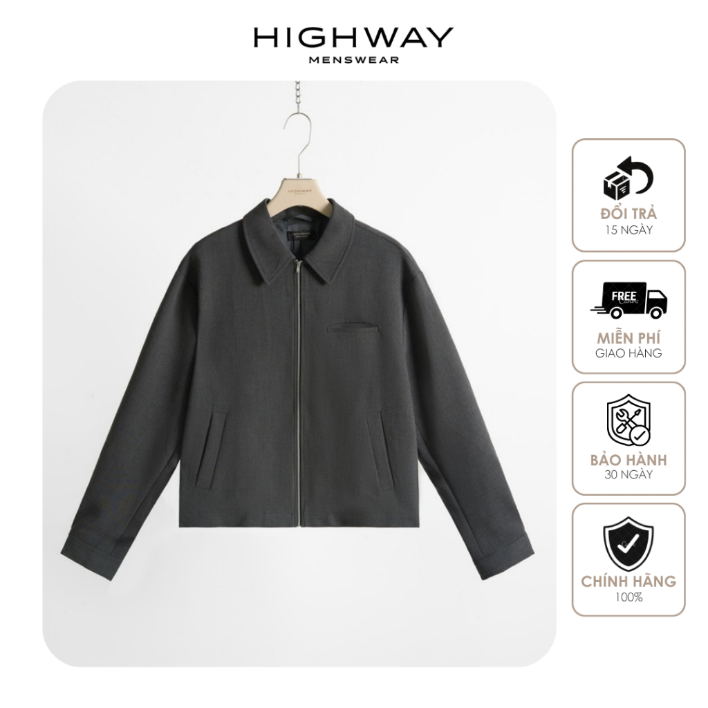 Áo khoác nam vải tổng hợp Highway (Menswear) Lancester