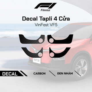 Miếng Dán Decal Tapli 4 Cửa VinFast VF5 - Chống Xước Cửa, Che Mờ Vết Xước Cũ, Phụ Kiện VF5