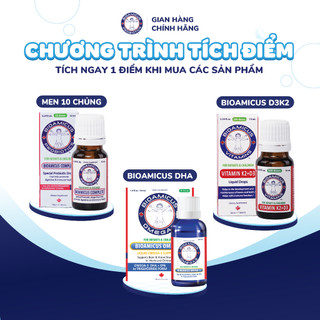 BioAmicus Vitamin K2&D3 hỗ trợ phát triển xương răng của trẻ - D3K2 Cho Bé