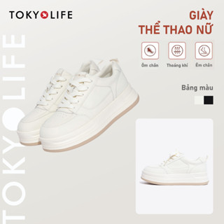 Giày thể thao nữ TOKYOLIFE êm chân thoáng khí đế cao 4.5cm dễ phối cho mọi dịp 40004373/40005443