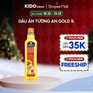   26.12 QUÀ THÊM ĐƠN TỪ 300K  Dầu Ăn Thượng Hạng Tường An Gold 1L 