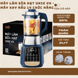  Máy Làm Sữa Hạt Unie VX - Máy Xay Nấu 14 Chức Năng Dung Tích 1.75L- Bảo Hành 12 Tháng 