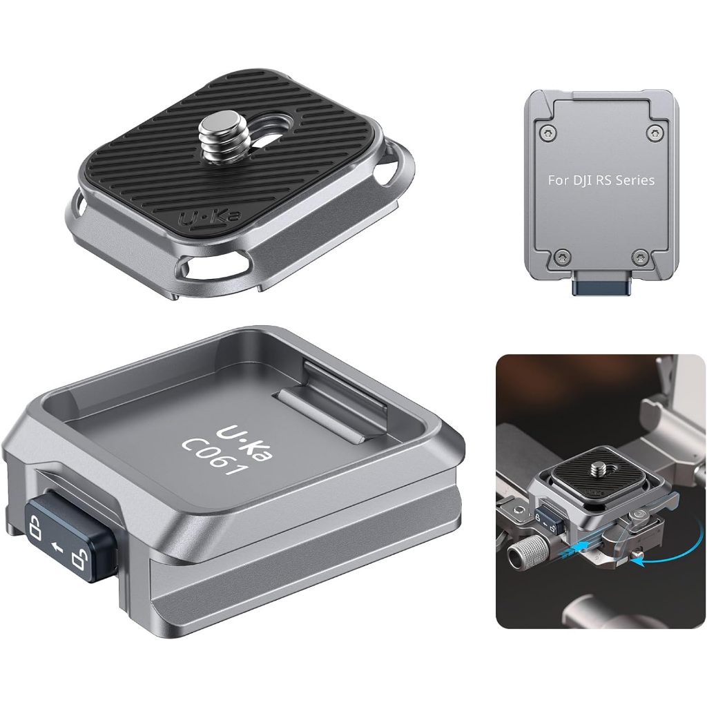 Ulanzi C061 quick release kit for  DJI RS2, RS3, RS3 PRO, RS4, RS4 PRO, RS4 MINI