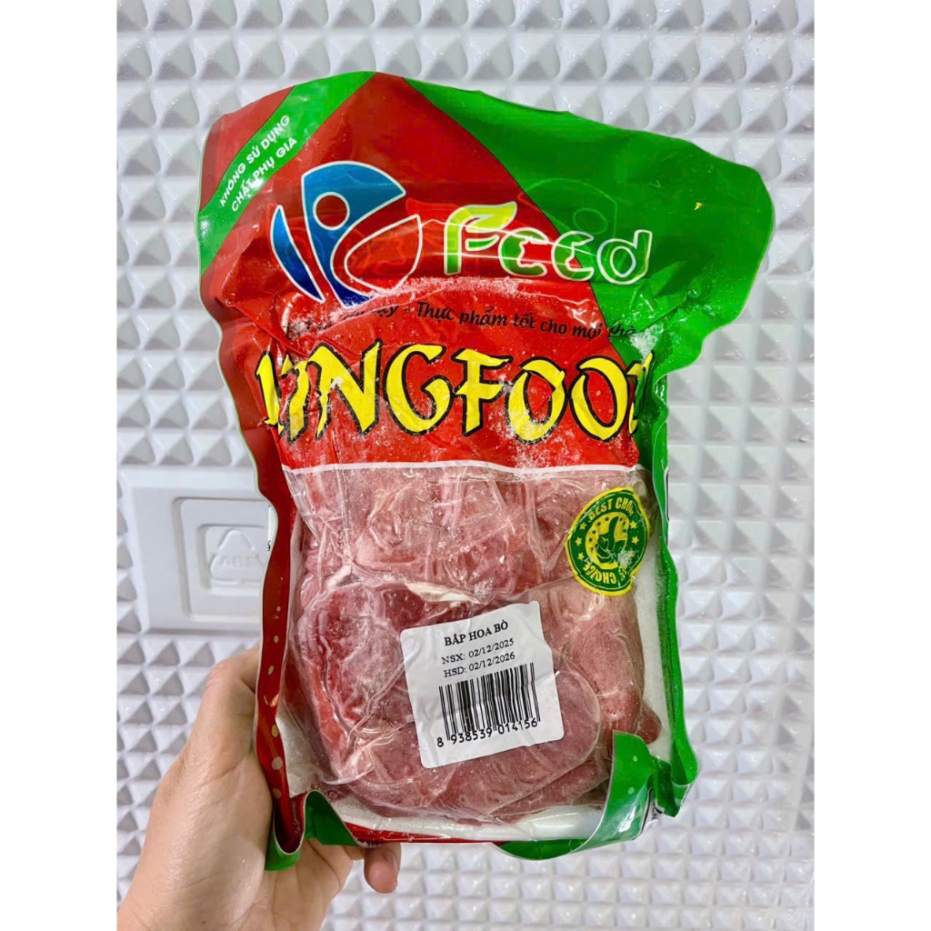 Bắp bò thái sẵn 450g, bắp bò thả lẩu, bắp bò úc