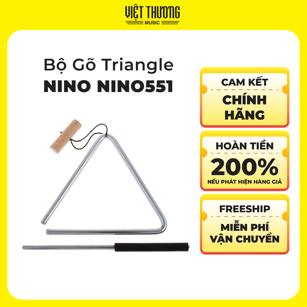 Bộ gõ Triangles, kẻng tam giác NINO NINO551