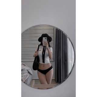 Áo croptop TEEBLE basic thêu TBL và “be your vibe”