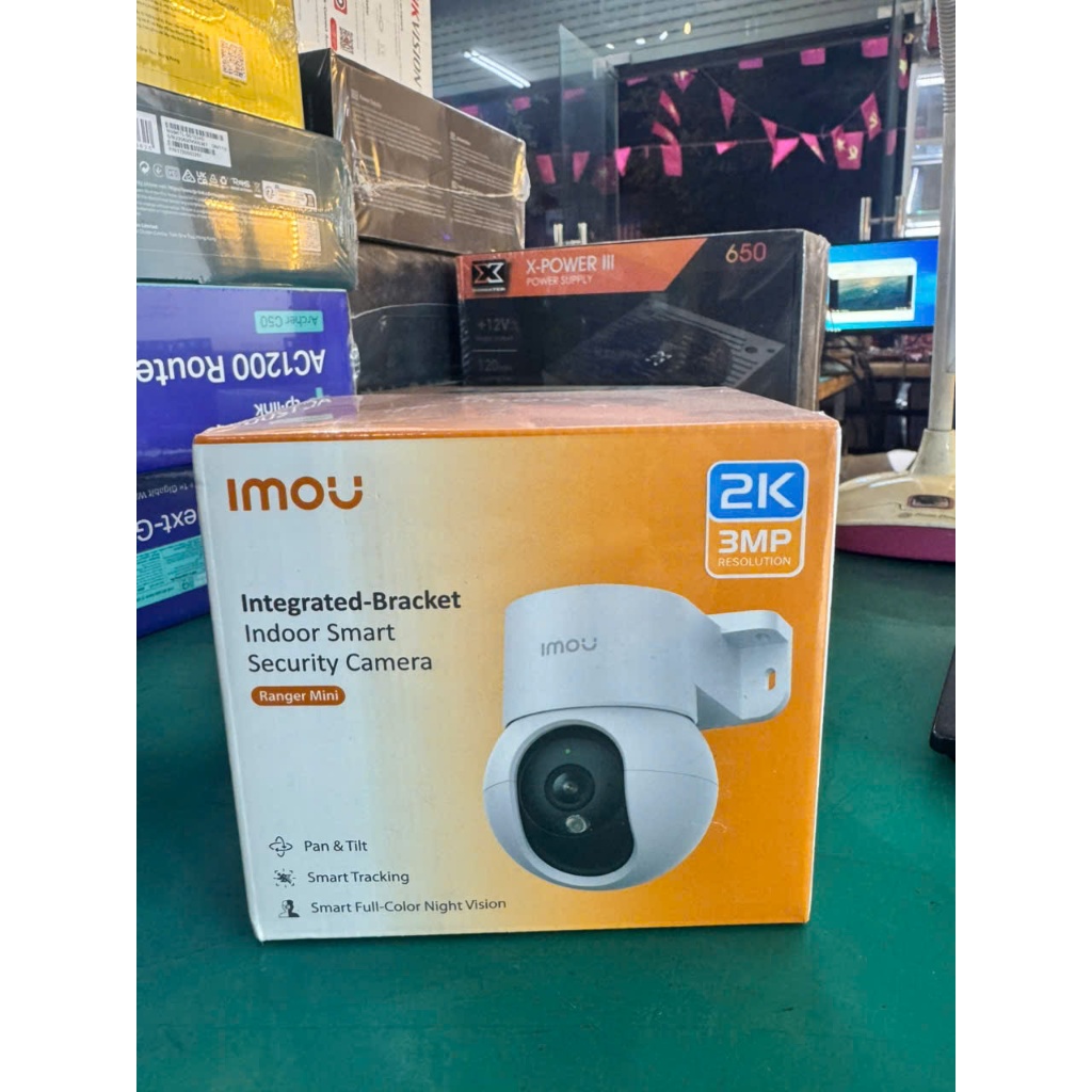 Camera IMOU trong nhà K2MP-3H1WE / Ranger Mini tích hợp chân đế gắn tường, quan sát ban đêm có màu