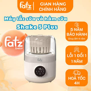  Fatz Baby - Máy lắc sữa và hâm sữa bằng khí nóng Shake 5 Plus - Máy Hai Trong Một - Bảo Hành 5 Năm 