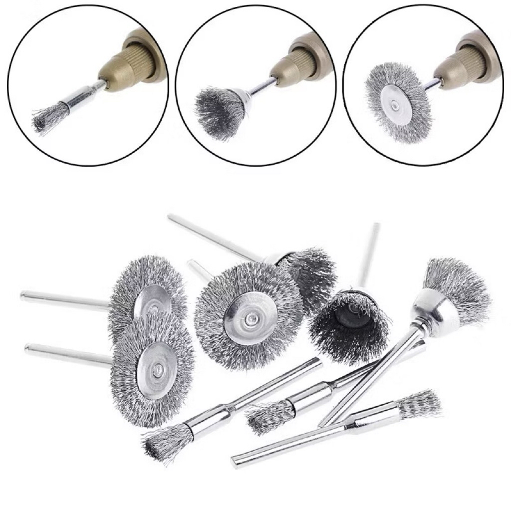 chổi đồng đánh gỉ mini trục 3.17mm ❤️freeship❤️   >>>>