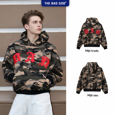 Áo Hoodie Nỉ Nhung Infer Boxy Unisex The Bad God Nỉ Dày Thêu Da Cao Cấp Giữ Ấm Mùa Đông Thời Trang Nam Nữ