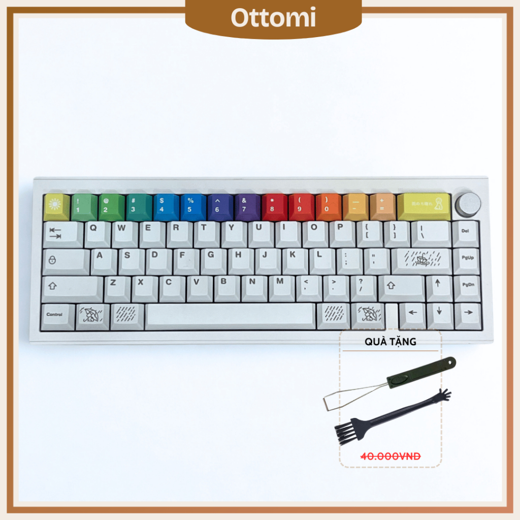 After The Rain Keycap PBT Cherry Profile – Bộ 134 nút in Dye-sub, Bền & Đẹp