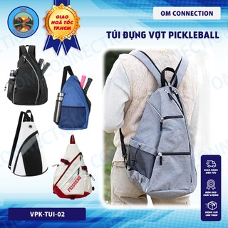 (H.Tốc HCM) Túi đựng vợt Pickleball vải canvas cotton mỏng, nhẹ, bền chắc - OM Connection (New) - TUI-02
