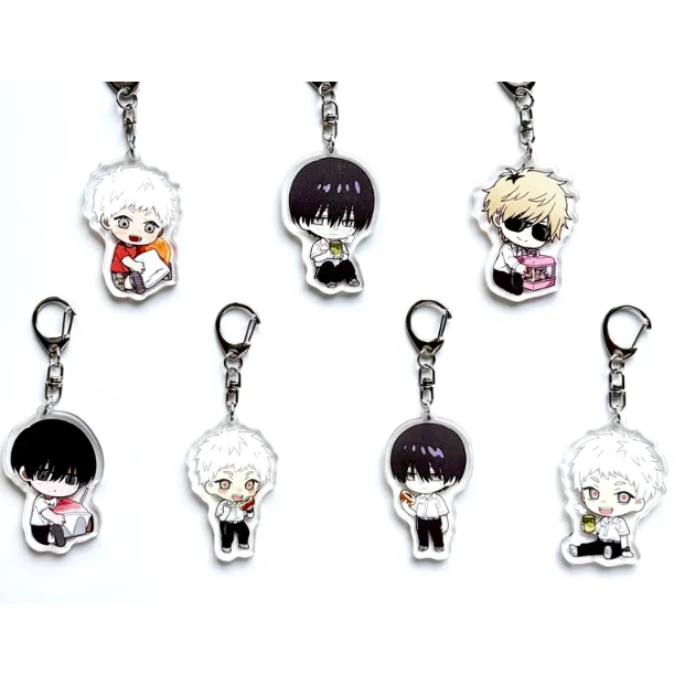 Móc Khóa Acrylic The Summer Hikaru Died, Móc Khóa Hai Mặt The Summer Hikaru Died, Hikaru, Yoshiki, Q