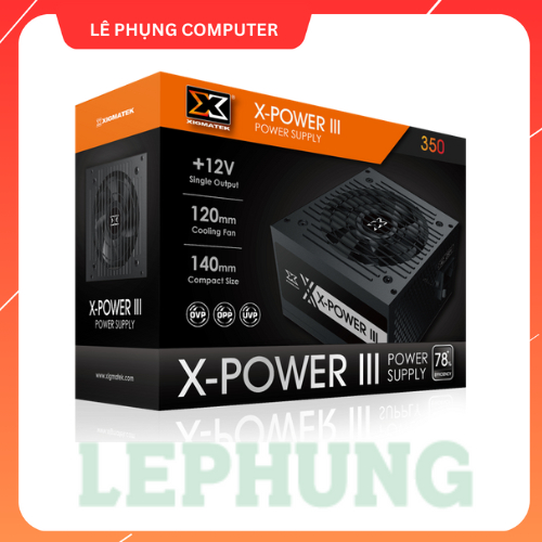 Nguồn Máy Tính Xigmatek X-Power III X350 - X450 - X500 - X550 - X650-bảo hành 3 năm