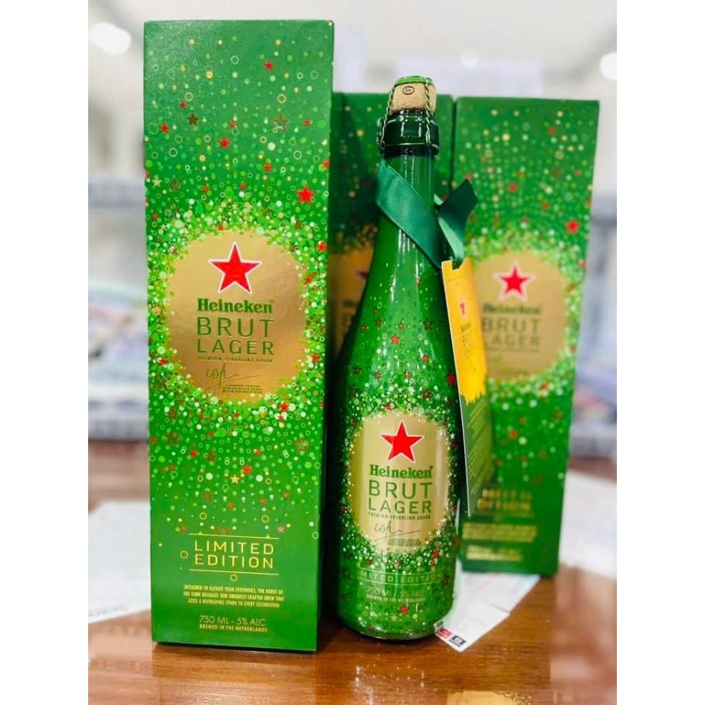 Chai bia heineken Brut Lager 750ml