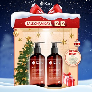  Combo 02 Chai Dầu Gội Hỗ Trợ Giảm Gàu Antisol | Thương Hiệu iCare Pharma 