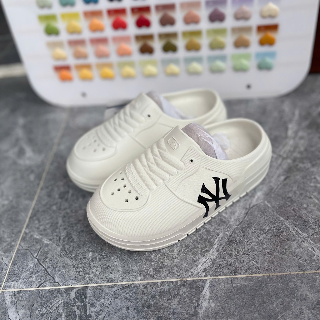 DÉP SỤC MLB NAM NỮ MÀU KEM SỮA FULL SZ 36-44 ẢNH THẬT SHOP TỰ CHỤP